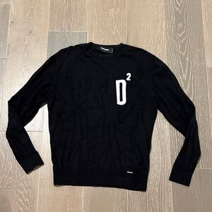 DSQUARED2 Black Crewneck Sweater